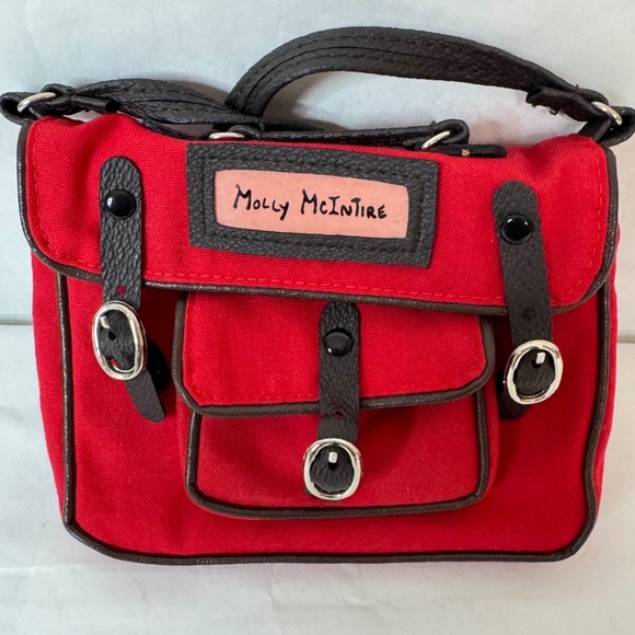 📚 American Girl Doll Molly McIntire School Red Book Hand Bag w Supplies Retired - Picture 2 of 16